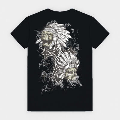 jFITT - Warrior Skulls Gym/Fitness/Workout Cotton T-Shirt Thumbnail