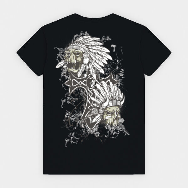 jFITT - Warrior Skulls Gym/Fitness/Workout Cotton T-Shirt Thumbnail