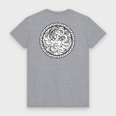 jFITT - Lady Medusa Unisex Gym/Fitness/Workout Cotton T-Shirt 4 Thumbnail