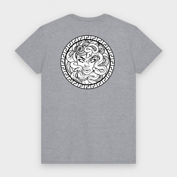 jFITT - Lady Medusa Unisex Gym/Fitness/Workout Cotton T-Shirt 4 Thumbnail