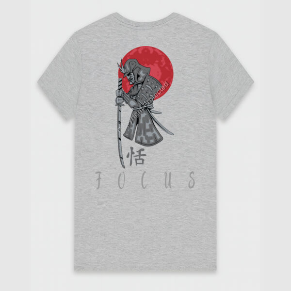 jFITT - The Samurai Ladies Gym/Fitness/Workout Cotton T-Shirt Thumbnail