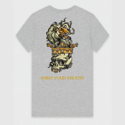 jFITT - The Crown Ladies Gym/Fitness/Workout Cotton T-Shirt Thumbnail