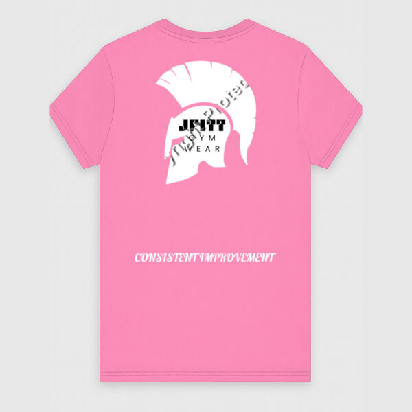 jFITT - Signature Ladies Gym/Fitness/Workout Cotton T-Shirt Thumbnail